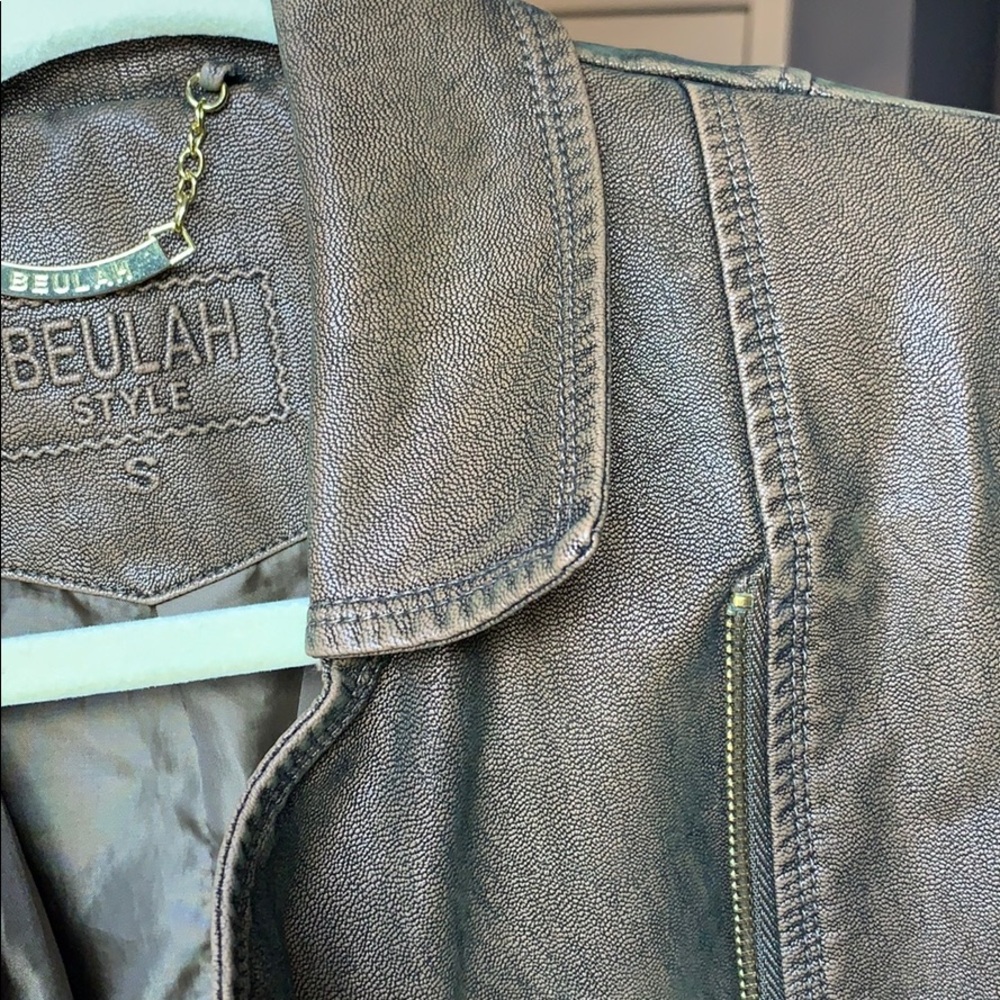 Leather jacket